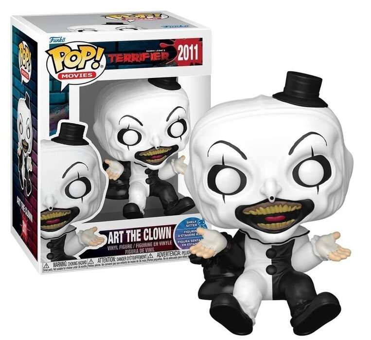 Funko Pop! Movies: Terrifier - Art Τhe Clown (Shelf-Sitter) #2011 Vinyl Figure