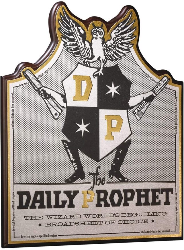 Daily Prophet - Wooden Wall Plaque - NN7052