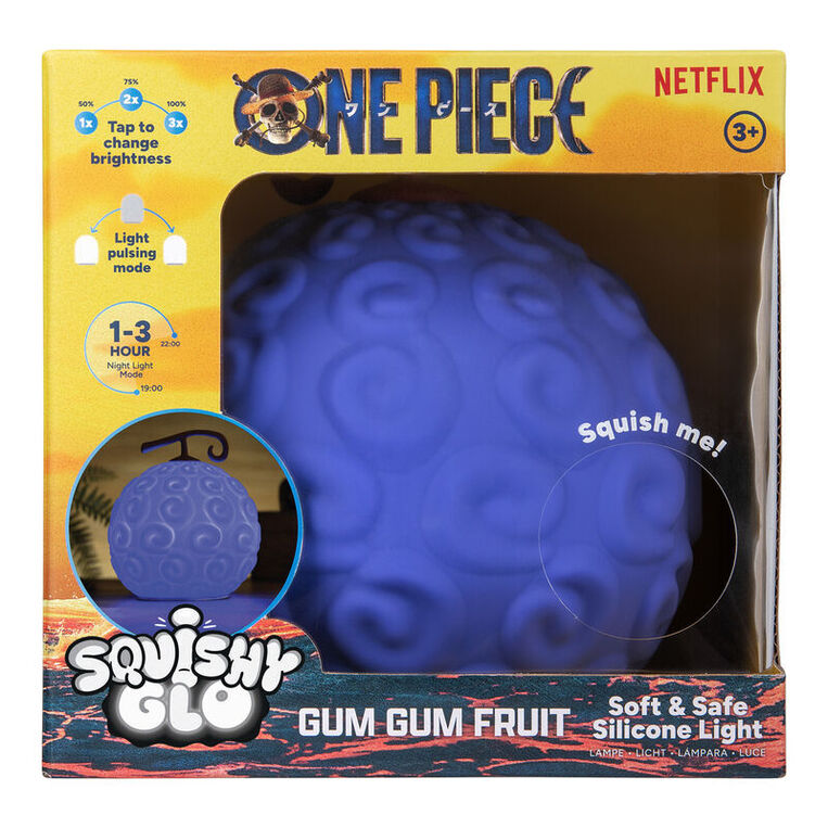 One Piece GumGum Fruit SquishyGlo Silicone Light Rechargeable - PP14339OPNF