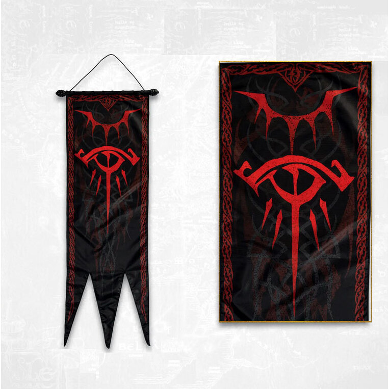 Lord of the Rings Replica 1/1 Sauron War Banner 140 cm - UCU3713