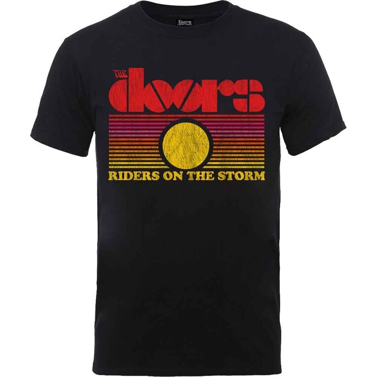 The Doors Unisex T-Shirt: ROTS Sunset (Black) - DOTS28MB- S