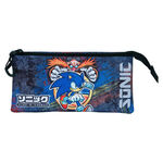 Sonic The Hedgehog Checkpoint Triple Pencil Case - KMN05425