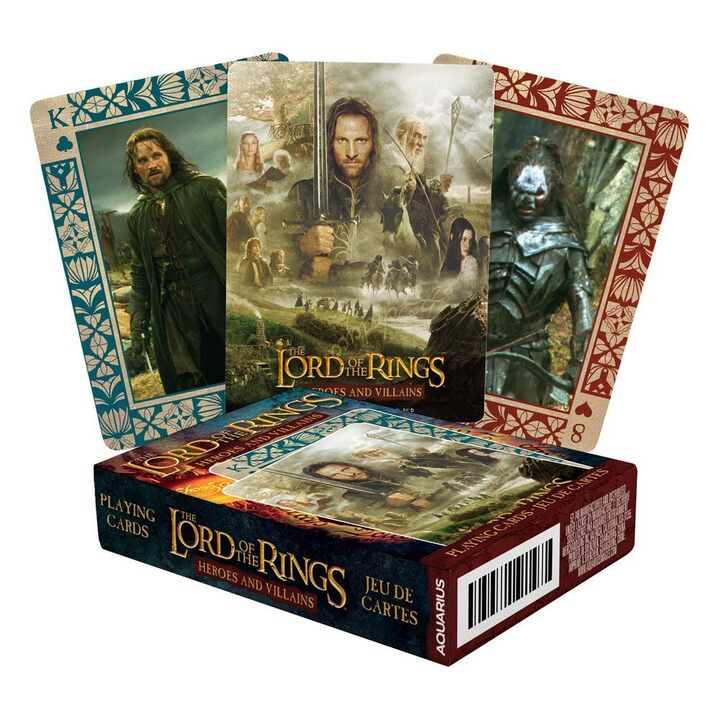 Lord of the Rings Playing Cards Heroes and Villains - NMR52748