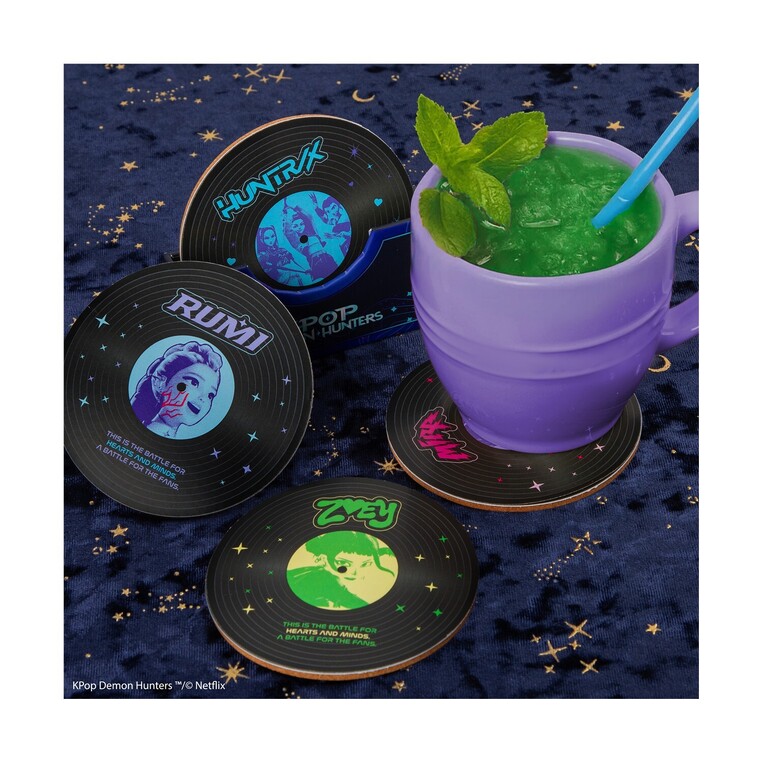 K-Pop Demon Hunters - Hunters & Demons Soundtrack Coasters Set of 4 - CR4120
