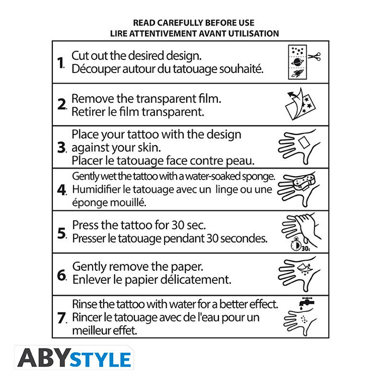 Jujutsu Kaisen - Tattoos - 15x10cm - ABYACC585 