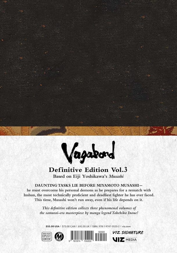 Vagabond Definitive Edition, Vol. 3 Hardcover 