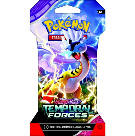 Pokemon TCG Scarlet & Violet Temporal Forces Sleeved Booster Pack - POK856631