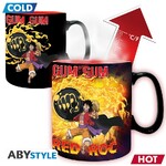 One Piece - Mug Heat Change - 460 ml (ceramic) -Luffy vs Kaido - ABYMUGA411