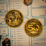 Dungeons & Dragons 50th Anniversary Antique Gold Coin - HAS-DUN65