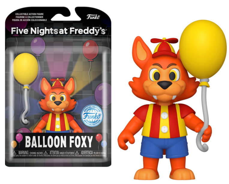 Five Nights at Freddy's Action Figure Balloon Foxy 13 cm - FK67619