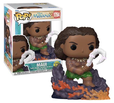 Funko POP! Premium: Moana - Maui (GITD) #1764 Figure