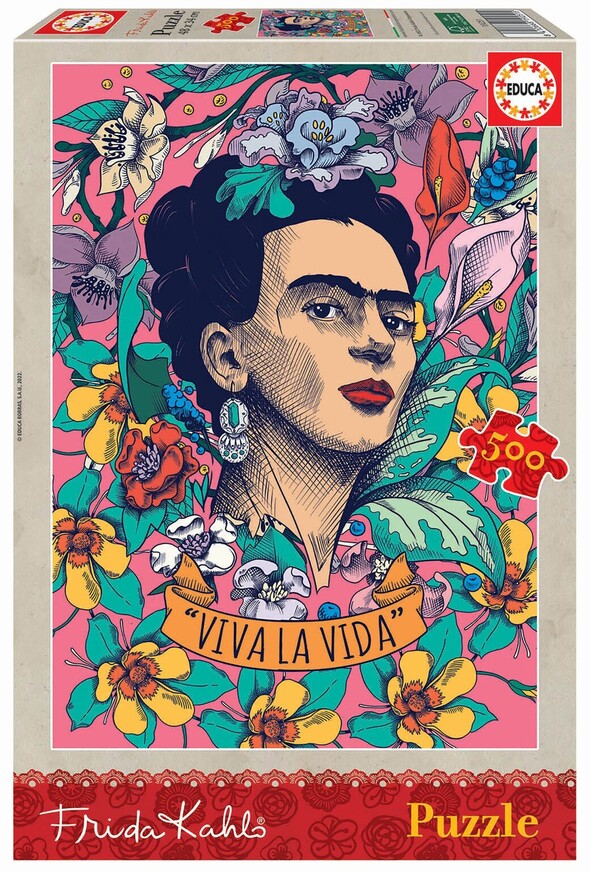 Educa Viva la Vida Frida Kahlo 2D 500 Τεμ - 19251