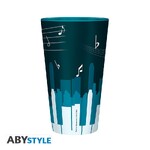 Hatsune Miku Large Glass 400ml Musical City - ABYVER291