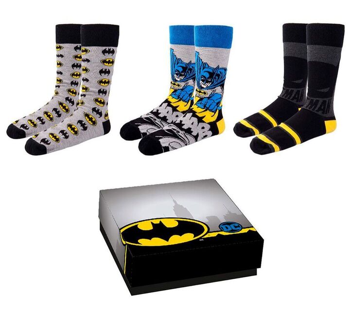 DC Comics Batman pack 3 socks multi color - 2200009308