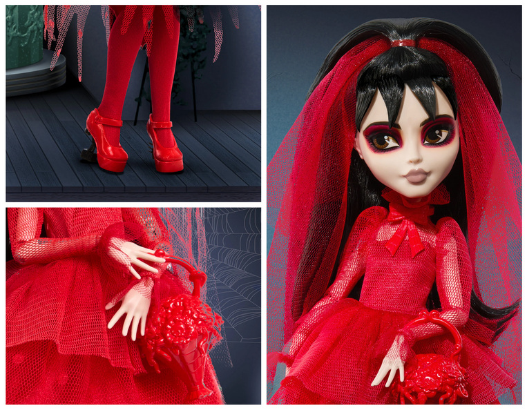 Monster High Skullector Beetlejuice And Lydia Collectible Dolls, Beetlejuice Beetlejuice 2-Pack - HYV96