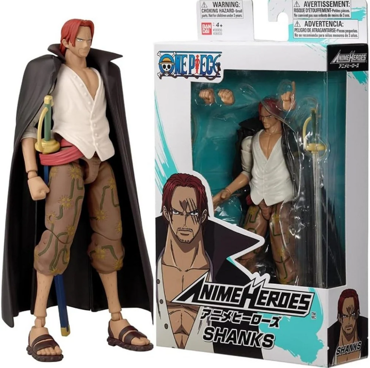 One Piece Anime Heroes Shanks Action Figure  - BA36935
