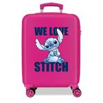 Disney Stitch We Love ABS trolley suitcase 55cm - JM3651122