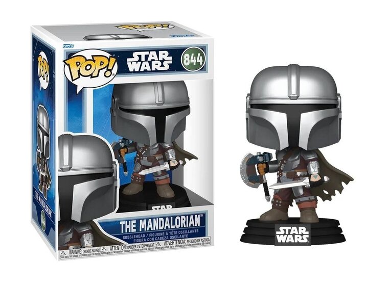 Funko Pop!: Star Wars - The Mandalorian #844 Bobble-Head Vinyl Figure